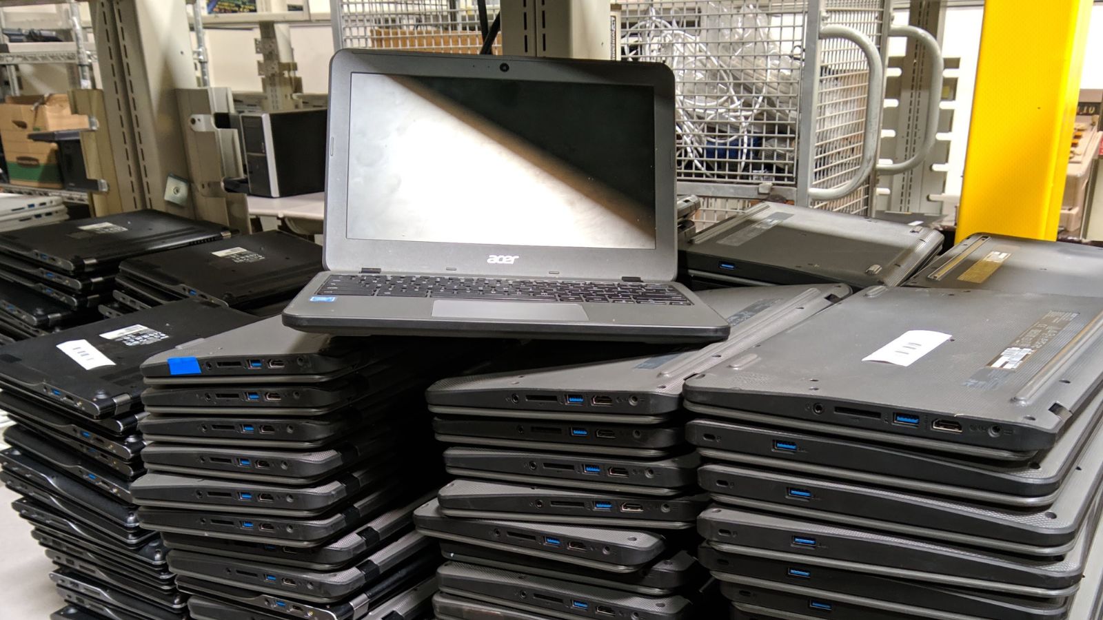 Chromebooks and devices used in education