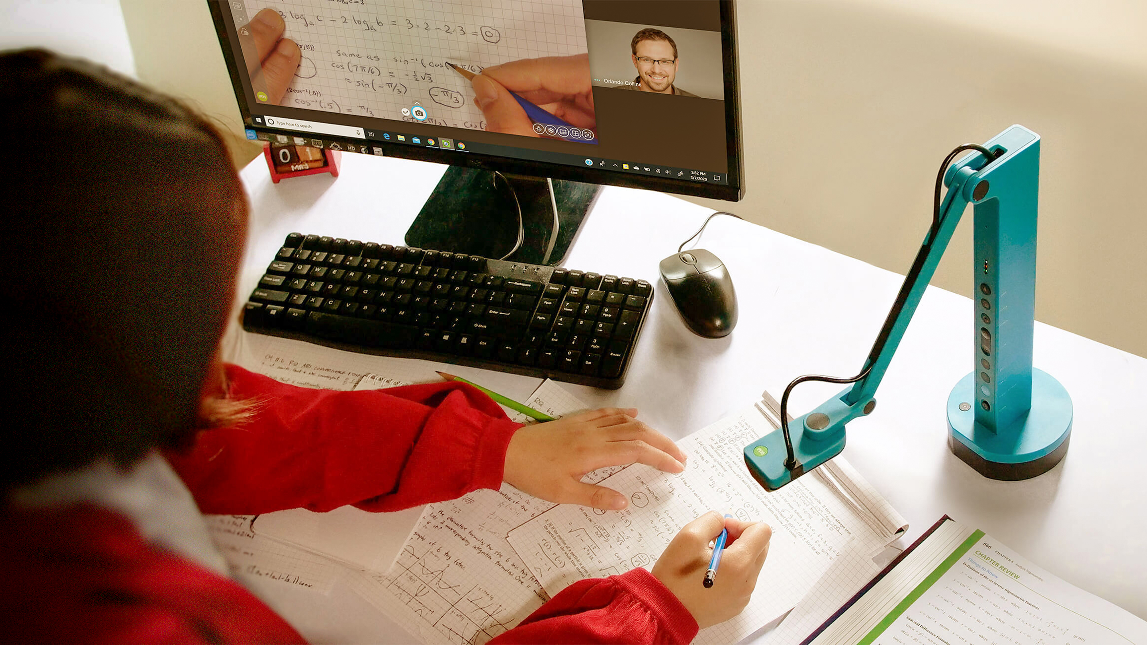 Technology being used in a classroom environment